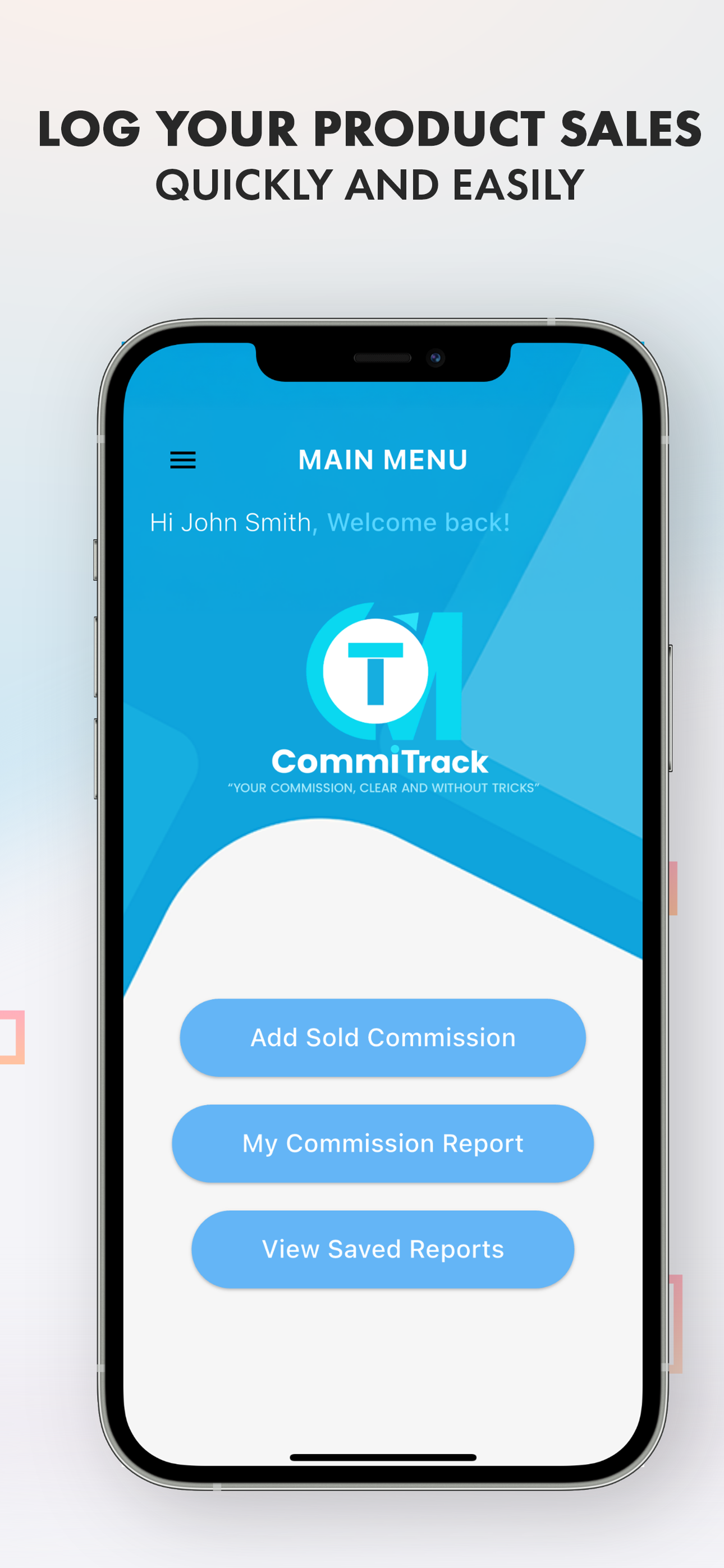 Log your product sales easily